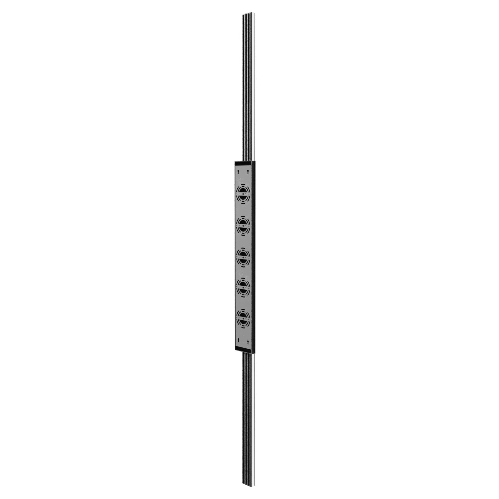 Avenue Outdoor Slim LED Wall Sconce AV2188-BLK side profile — only 3 inches deep, flat black backplate visible