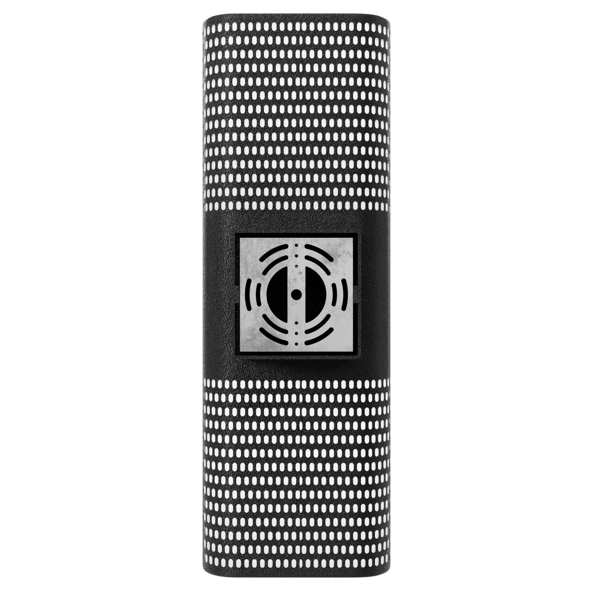 Avenue LED extérieure Murale Profil latéral AV2218-BLK — montre une projection murale de 7,6 cm et une plaque de montage arrière noire