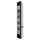 Avenue Outdoor Faux Wood Grain LED Wall Sconce AV2636-BLK side profile — 3-inch wall extension showing edge of wood-grain face panel