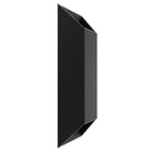 Avenue Outdoor Large Cylindrique LED Murale AV9898-BLK angle trois-quarts — sa profondeur plus importante le distingue du cylindre fin, finition noire