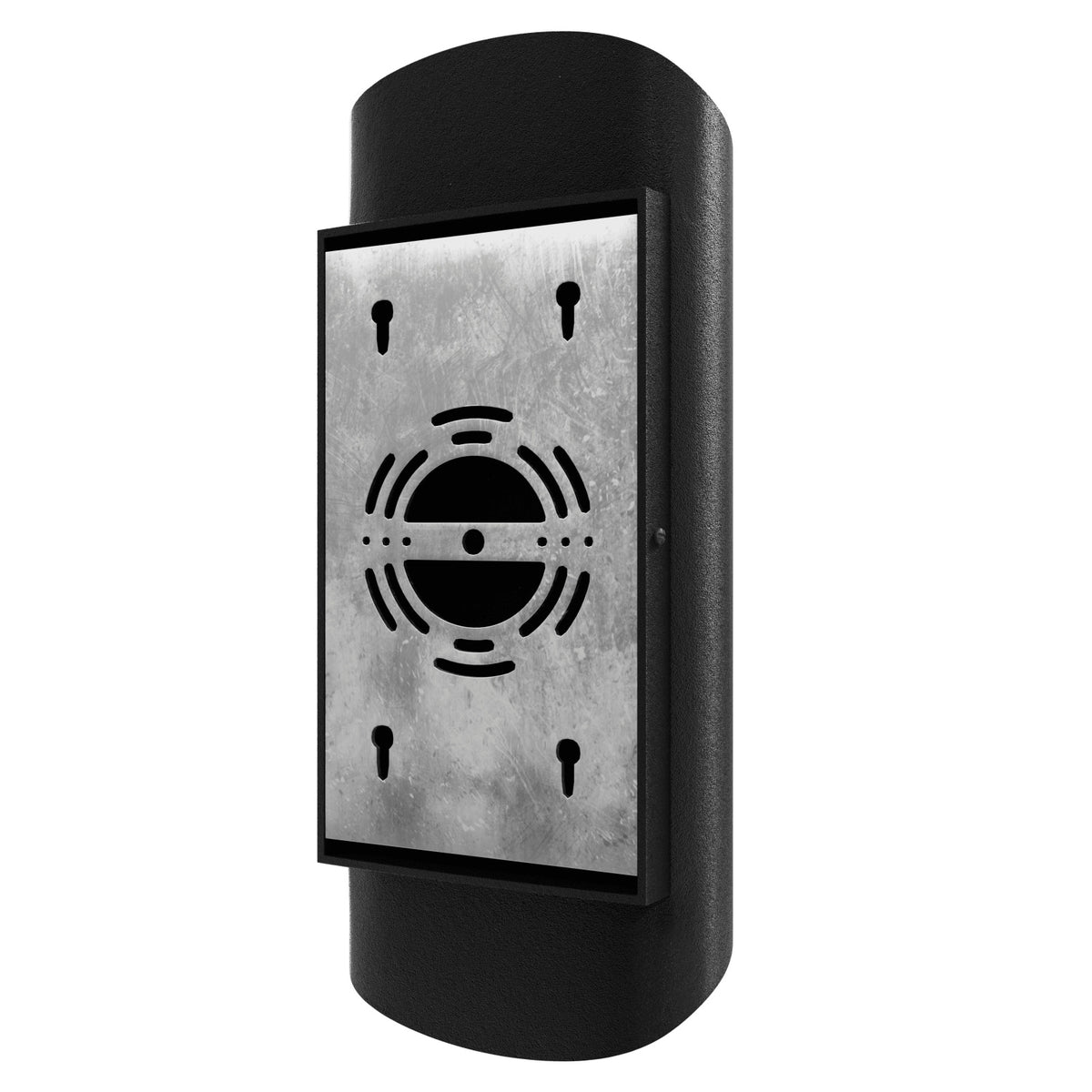 Avenue Outdoor LED 6"W Murale Profil latéral AV9909-BLK : faible saillie murale, bord du cadre noir mat épuré