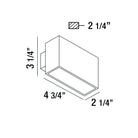 Eurofase 28282-052 VELLO LED extérieur Suspension en noir