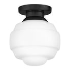 Lark 84321BK Penny Flush Mount in Black