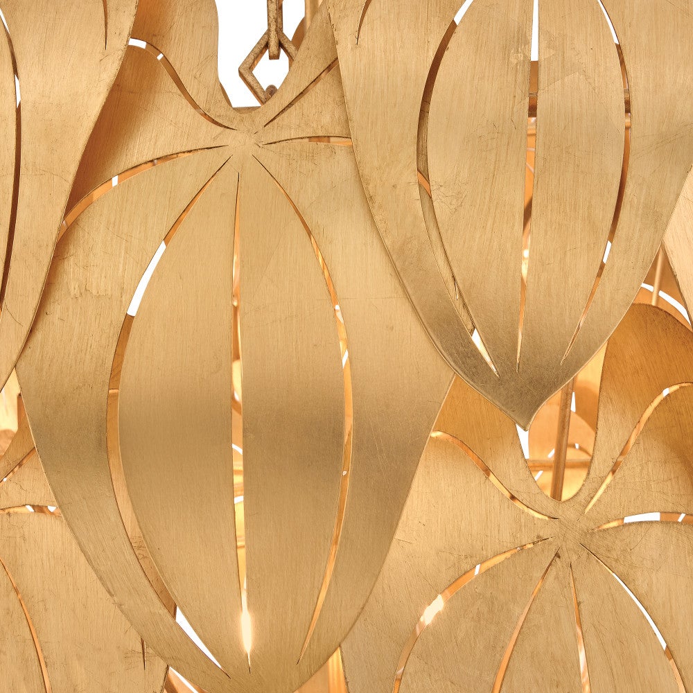 Fredrick Ramond FR47168DA Camille Botanique Suspension en laiton vieilli