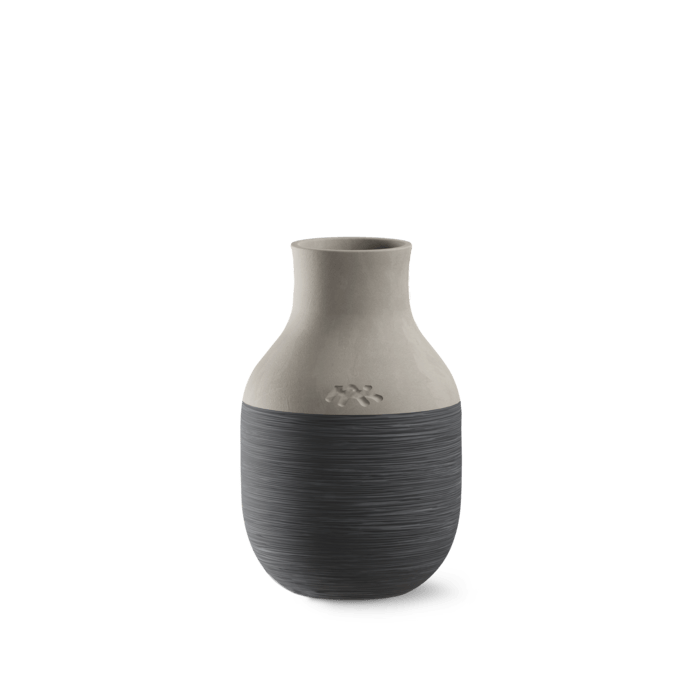 Kähler 690148 Vase circulaire Omaggio en gris anthracite