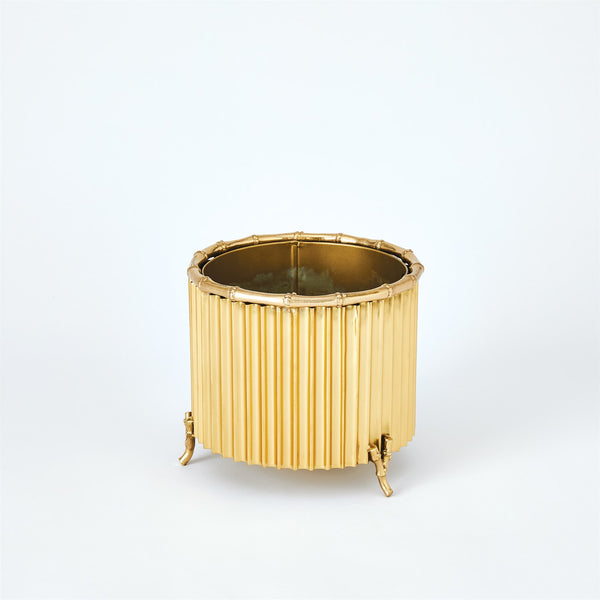 Corrugated Bamboo Cachepot