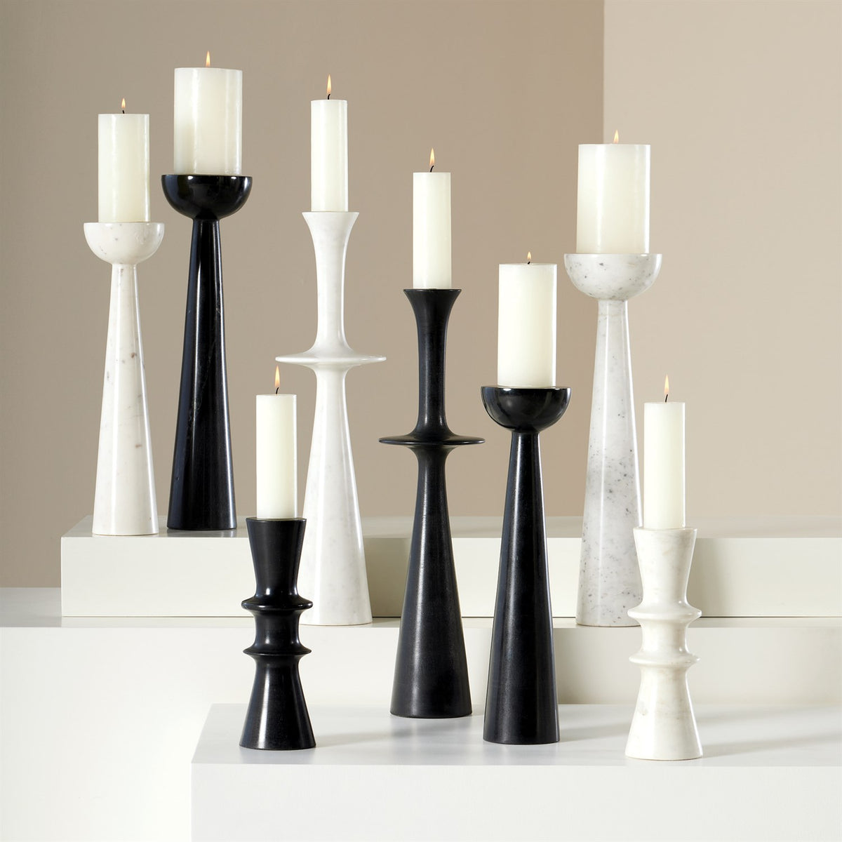 Round Top Candle Stands