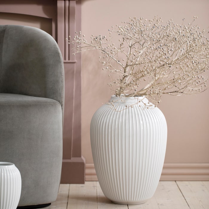 Kähler 692390 Hammershøi Vase de sol en blanc