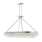 Crystorama - 279-CH - Huit lumières Suspendu - Calypso - Chrome poli