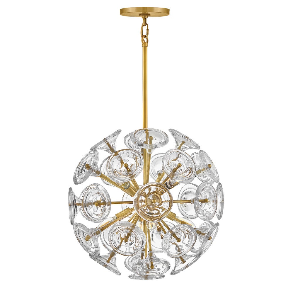 Fredrick Ramond FR46907UB Globe Maya Suspension en laiton non verni