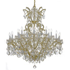 Crystorama - 4424-GD-CL-SAQ - 25 Light Chandelier - Maria Theresa - Gold