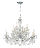 Crystorama - 4479-CH-CL-I - 12 Lumières Suspendu - Maria Theresa - Chrome poli