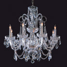 Crystorama - 5008-CH-CL-MWP - Huit lumières Suspendu - Cristal traditionnel - Chrome poli