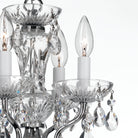 Crystorama - 5534-CH-CL-I - Mini lampe à quatre lumières Suspendu - Welton - Chrome poli
