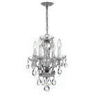 Crystorama - 5534-CH-CL-I - Mini lampe à quatre lumières Suspendu - Welton - Chrome poli