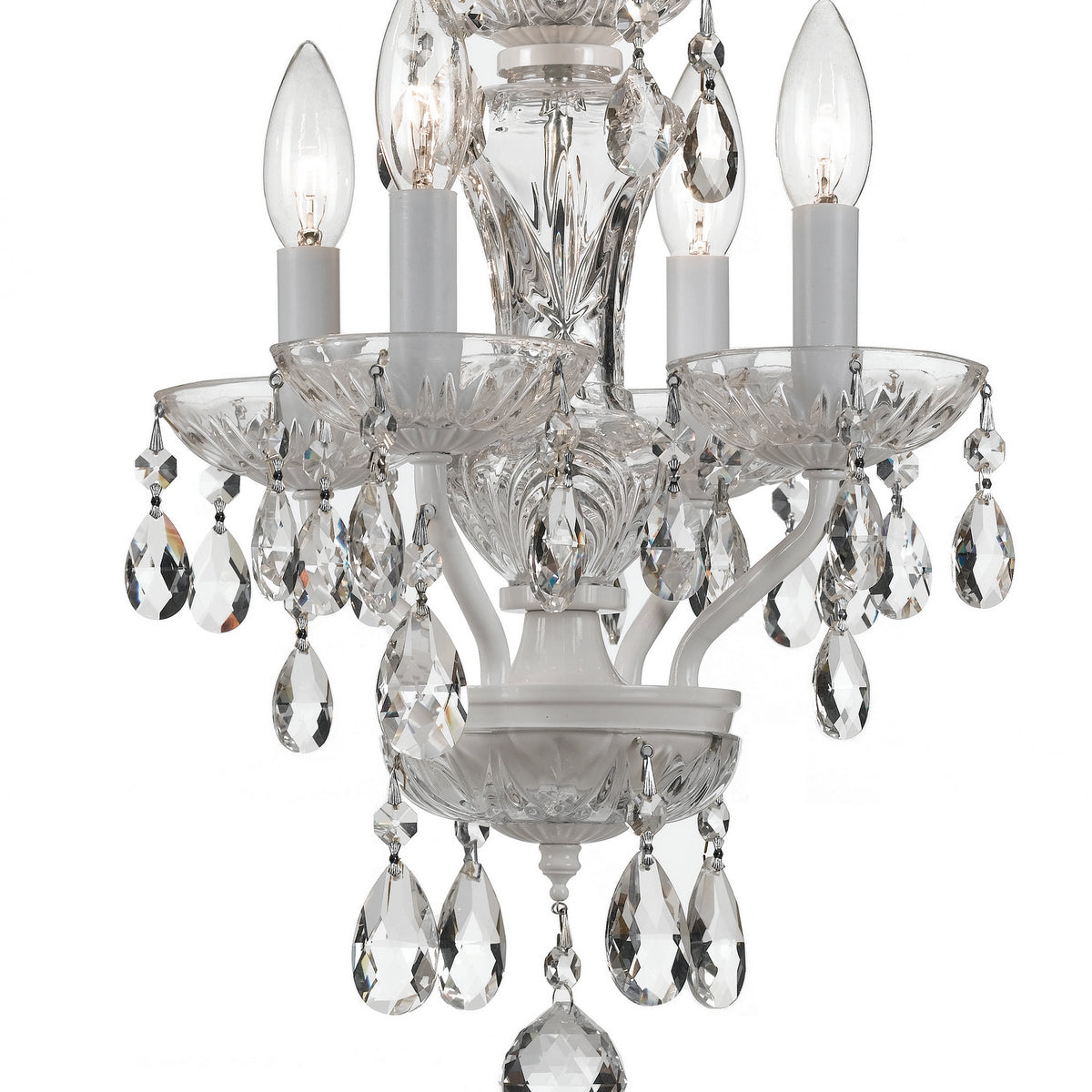 Crystorama - 5534-WW-CL-I - Four Light Mini Chandelier - Welton - Wet White
