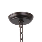 Crystorama - 590-EB-GA - 12 Lumières Suspendu - Luna - Bronze anglais + Or antique