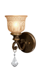Crystorama - 7501-BU-CL-MWP - Une lampe Murale - Norwalk - Bronze Umber