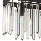 Crystorama - 8407-FB - Six Lumières Suspendu - Hollis - Bronze forgé