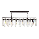 Crystorama - 8407-FB - Six Lumières Suspendu - Hollis - Bronze forgé