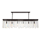 Crystorama - 8407-FB - Six Lumières Suspendu - Hollis - Bronze forgé
