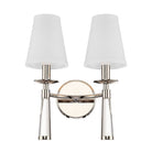 Crystorama - 8862-PN - Two Light Wall Sconce - Baxter - Polished Nickel