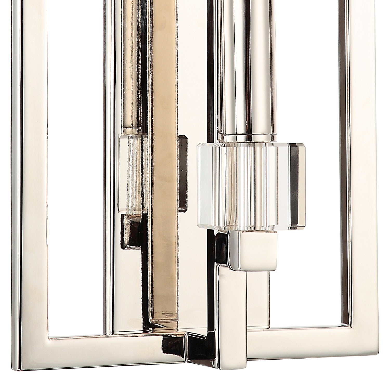 Crystorama - 8881-PN - Une lumière Murale - Dixon - Nickel poli
