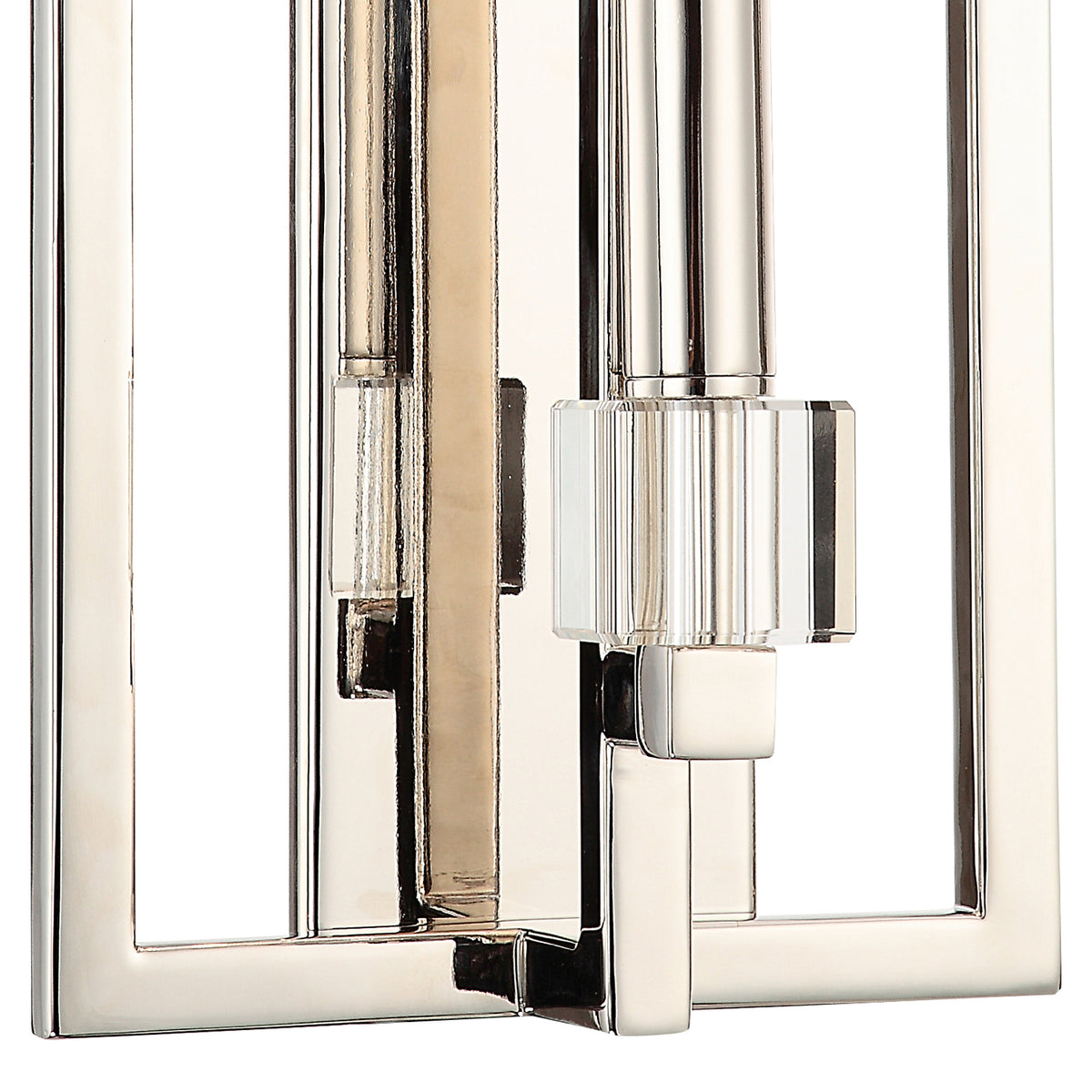 Crystorama - 8881-PN - Une lumière Murale - Dixon - Nickel poli