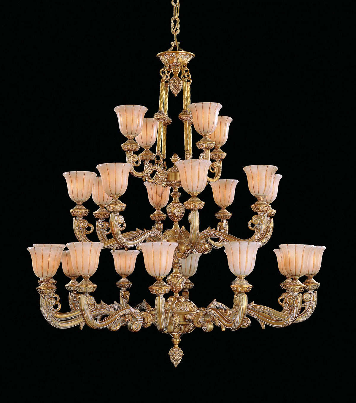 Crystorama - 888-60-WH - 24 Light Chandelier - Hot Deal - French White