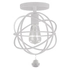 Crystorama - 9220-WW_PLAFOND - Plafonnier semi-éclairé Plafonnier - Solaris - Blanc mouillé