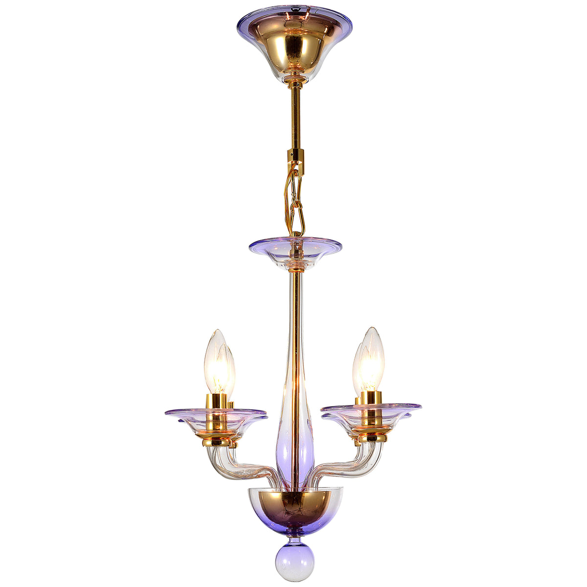 Crystorama - 9924-GD-AM - Four Light Mini Chandelier - Stella - Gold