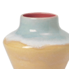 Kähler 693801 Poppery Vase in Pink/Mint/Yellow