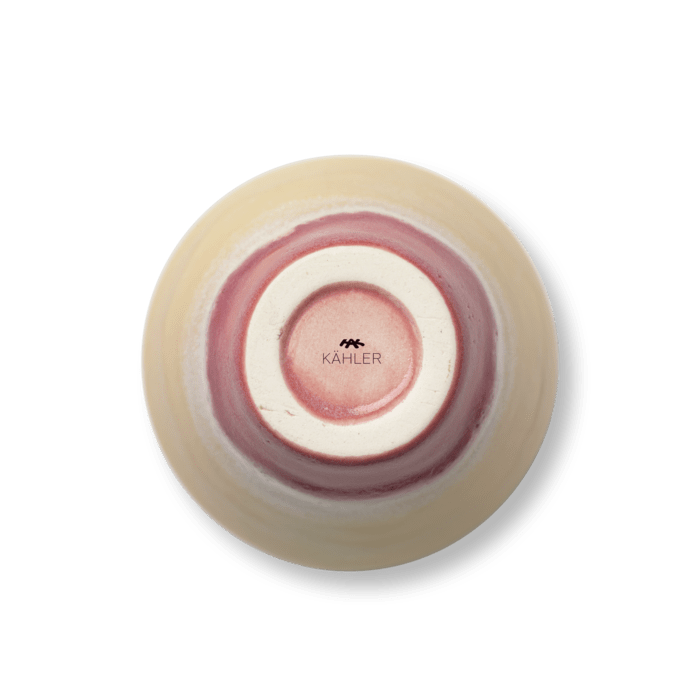 Vase Kähler 693801 Poppery rose/menthe/jaune