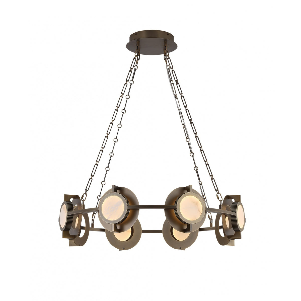 Avenue Lighting - HF7008-AB - LED Chandelier - Mayfair - Aged Brass