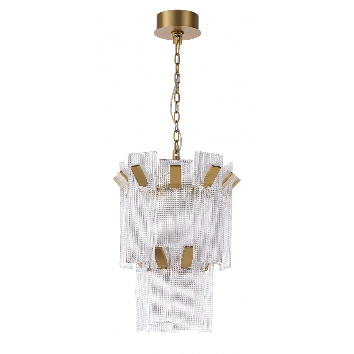 Avenue Lighting - HF7180-AGB - LED Pendant - Belmont - Aged Golden Brass