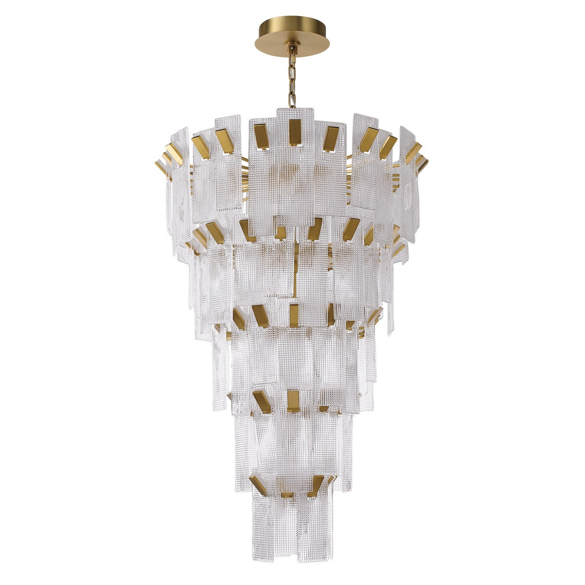 Avenue Lighting - HF7182-AGB - LED Pendant - Belmont - Aged Golden Brass