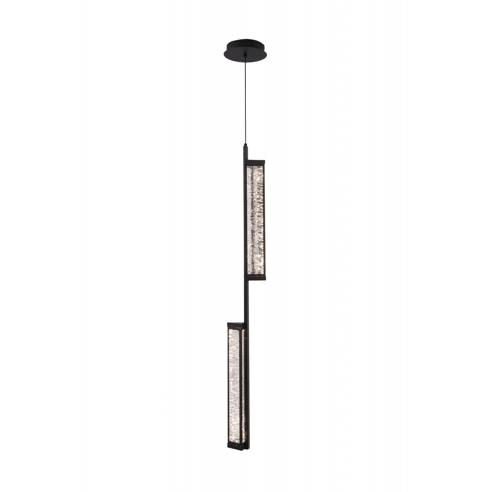 Éclairage d'avenue - HF7180-BK - LED Suspension - Métropole - Noir mat