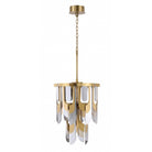 Éclairage d'avenue - HF7171-AGB - Sept lampes Suspension - Paramount - Laiton vieilli