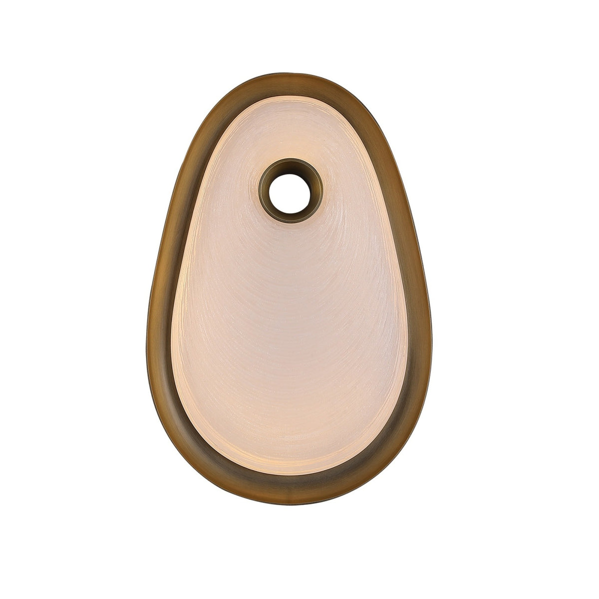 Éclairage d'avenue - HF7222W-AB-WHT - LED Murale - Palmiers - Laiton vieilli