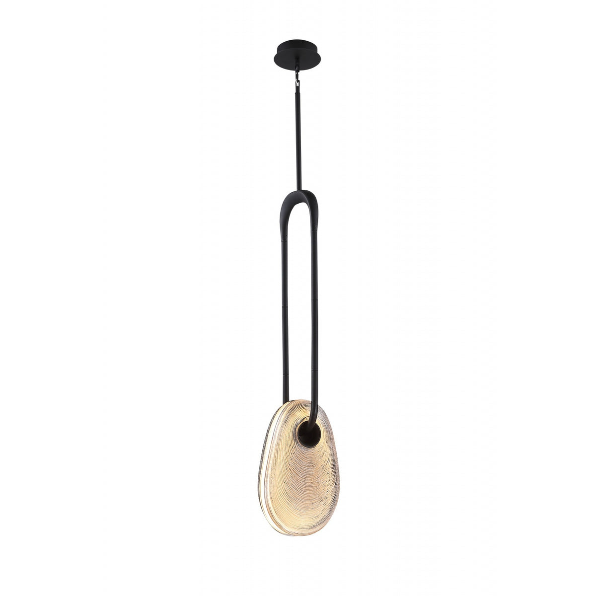 Avenue Lighting - HF7122-BK-SMK - LED Pendant - Palmea - Matte Black