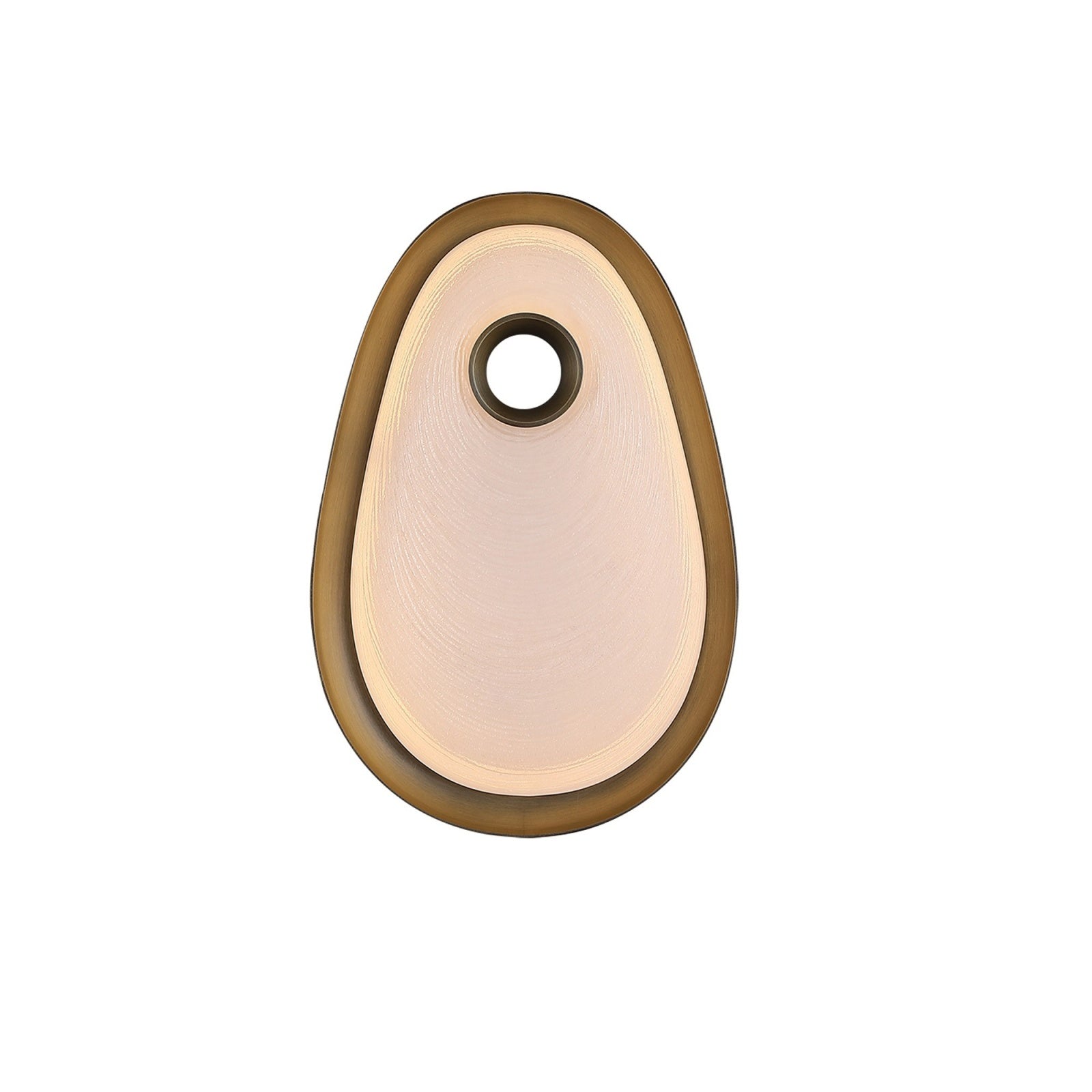 Avenue Lighting - HF7111W-AB-WHT - LED Wall Sconce - Palmea - Aged Brass