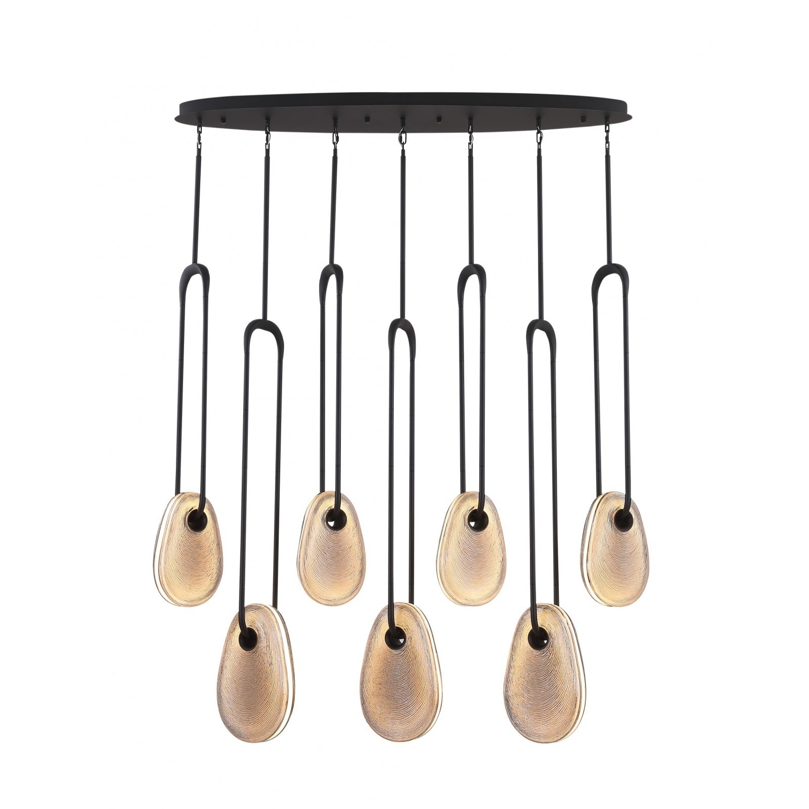 Éclairage d'avenue - HF7107-BK-SMK - LED Suspension - Palmea - Noir mat