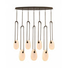 Avenue Lighting - HF7107-AB-WHT - LED Pendant - Palmea - Aged Brass