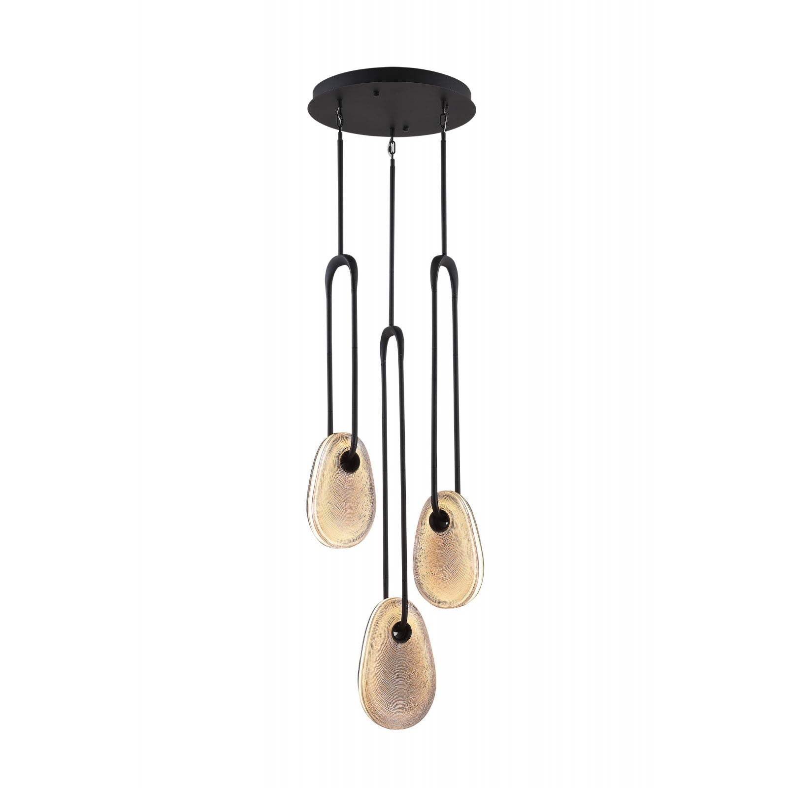 Éclairage d'avenue - HF7103-BK-SMK - LED Suspension - Palmea - Noir mat