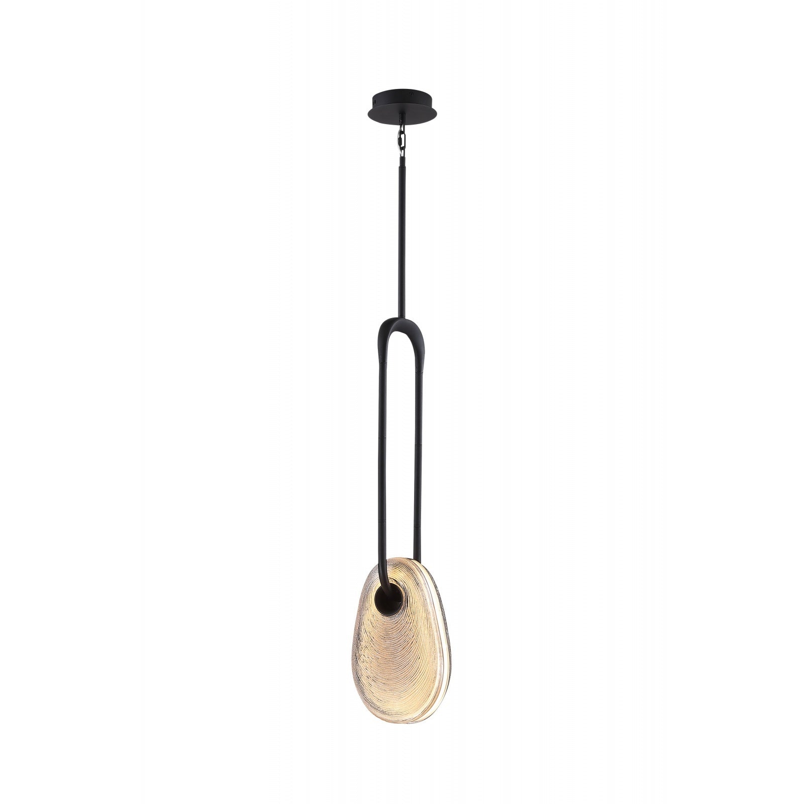 Avenue Lighting - HF7101-BK-SMK - LED Pendant - Palmea - Matte Black