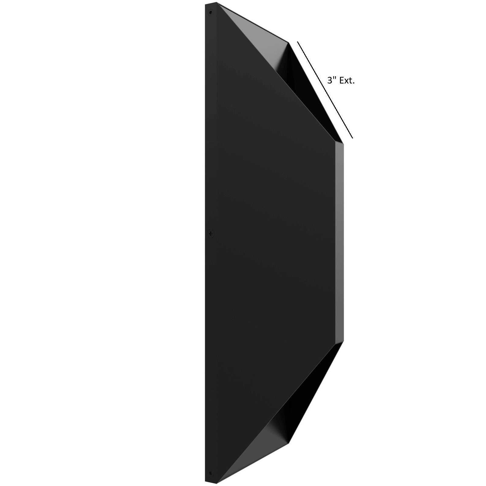 Avenue Outdoor 5-CCT Up/Down LED Wall Sconce AV4914-BK-5CCT detail — 5-color-temperature selector switch (2700K–5000K) on body