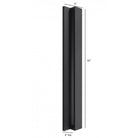 Avenue Outdoor 5-CCT Up/Down LED Wall Sconce AV4916-BK-5CCT installed on exterior — warm upward and downward beams on wall surface