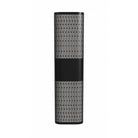 Avenue LED extérieure Murale AV2324-BLK vue de face — Rectangle noir de 61 cm de haut avec motif en losanges ajouré, fond blanc
