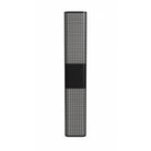 Avenue LED extérieure Murale AV2336-BLK vue de face — Rectangle noir de 91,4 cm (36 po) de hauteur avec motif ajouré en losanges, fond blanc
