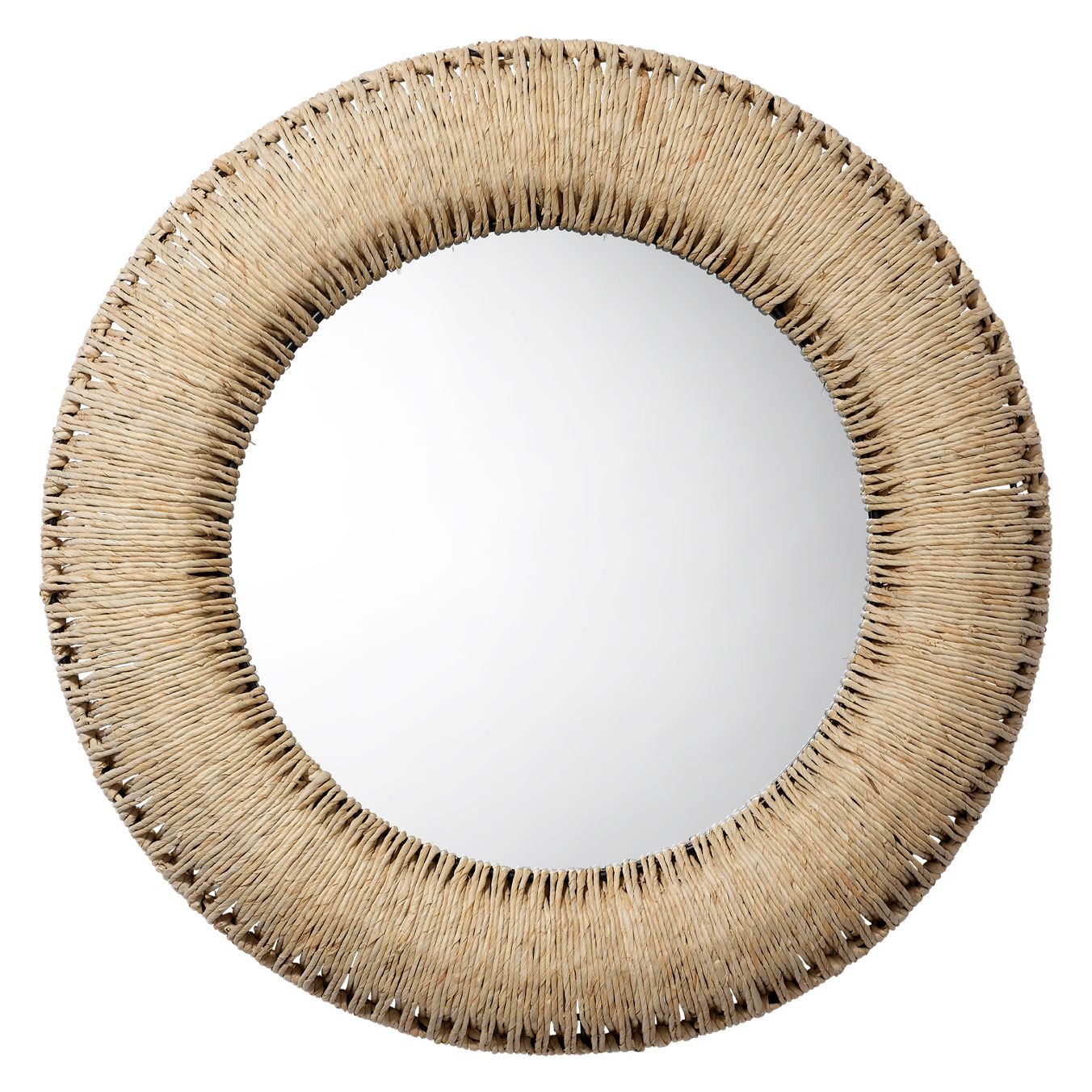 Jamie Young Company - 6HOLL-RNDOW - Round Hollis Mirror -  - Natural